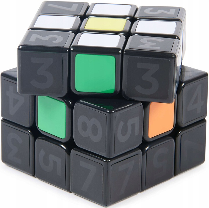 KOSTKA RUBIKA DO NAUKI Z NAKLEJKAMI + PORADNIK RUBIK'S ORYGINALNA