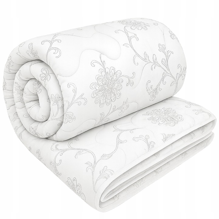 Kołdra na jesień 220x200 Całoroczna Ciepła Puszysta Kwiaty Polska Jakość