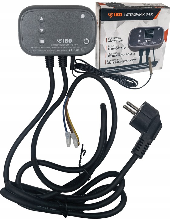 STEROWNIK REGULATOR TERMOSTAT PRACY POMPY OBIEGOWEJ KOTŁA PIECA S-150 IBO