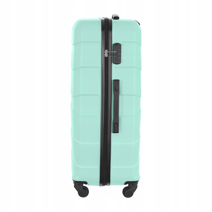 Duża WALIZKA Podróżna BAGAŻ REJESTROWANY twarda POJEMNA TORBA XXL mięta