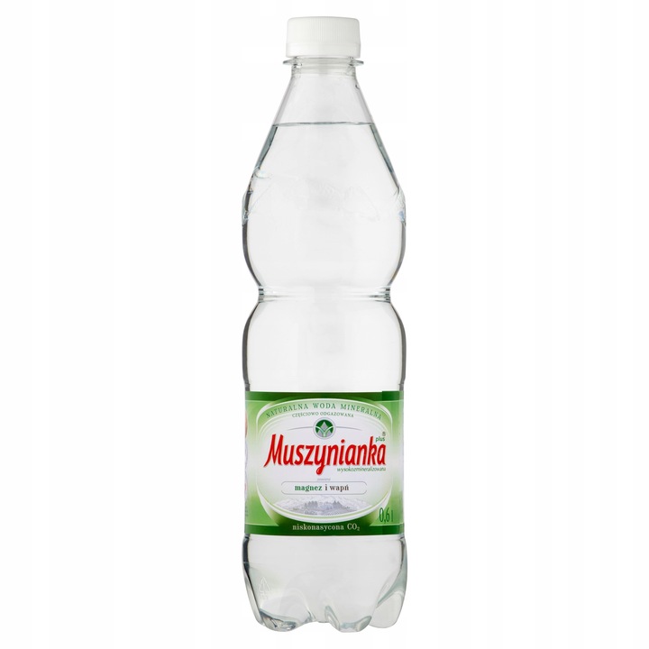 Muszynianka woda wysokozmineralizowana 24 szt x 600 ml 3 zgrzewki