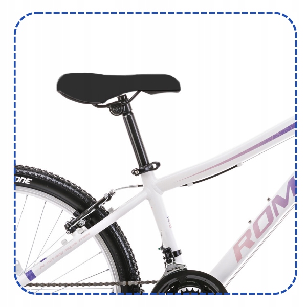 ROWER GÓRSKI MTB 24 ROMET JOLENE SHIMANO ALU OŚWIETLENIE I STOPKA GRATIS