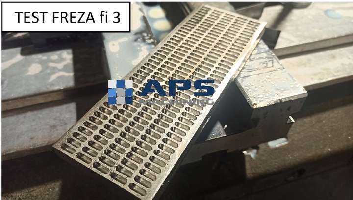 FREZ WĘGLIKOWY VHM MTS fi 6mm 55 HRC 4pióra TEST