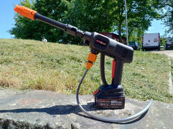 Myjka Ciśnieniowa Akumulatorowa Najmocniejszy Zestaw 2x5000mAh