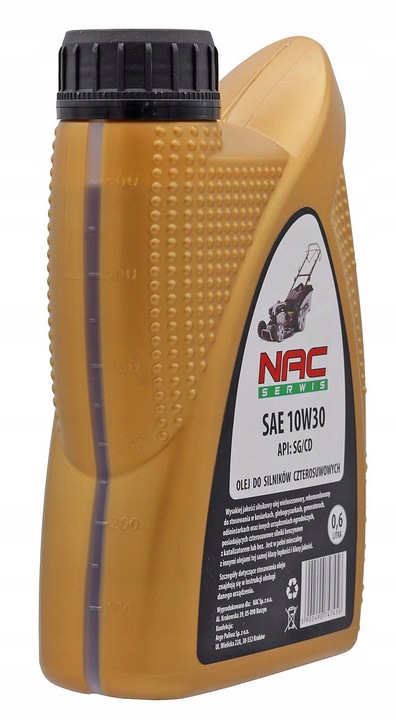 OLEJ DO KOSIARKI AGREGATU TRAKTORKA SAE30 0,6L NAC