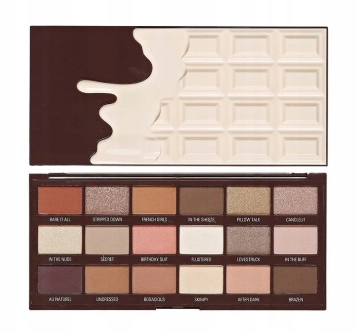 Makeup Revolution Nudes Chocolate Paleta Cieni do Powiek