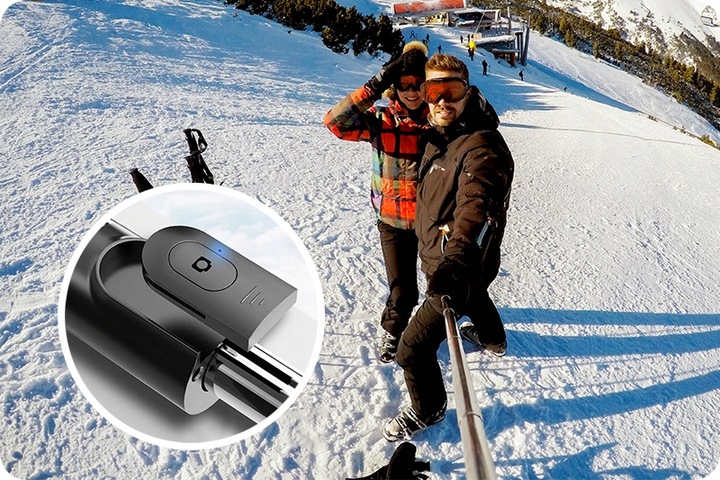 SELFIE-STICK KIJEK DO TELEFONU KAMER GOPRO STATYW SKŁADANY TRIPOD WEBSKI
