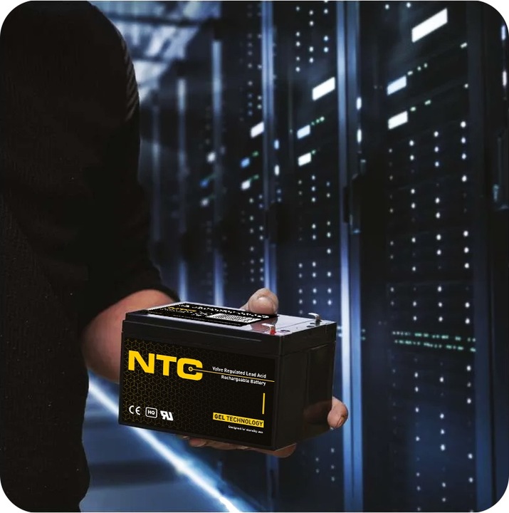 AKUMULATOR ŻELOWY BEZOBSŁUGOWY NTC 12V 9Ah (wymiar 7Ah, 7.5Ah, 9Ah, 10Ah)