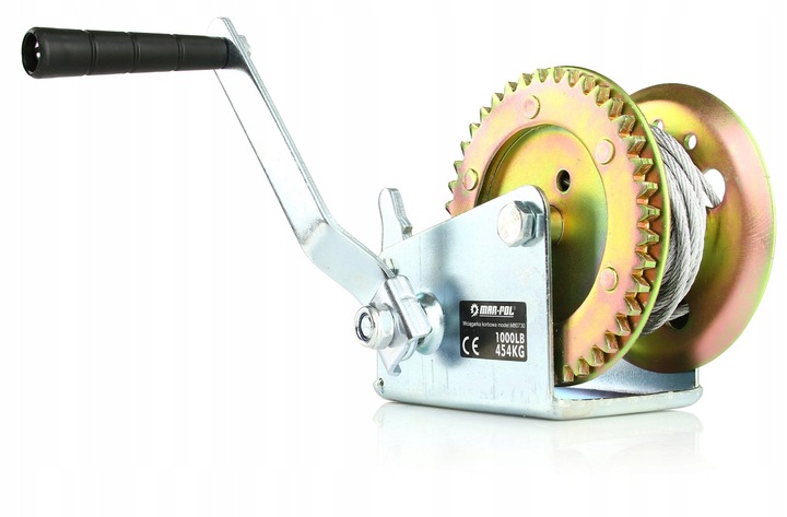 WCIĄGARKA WYCIĄGARKA KORBOWA LINOWA RĘCZNA 454kg