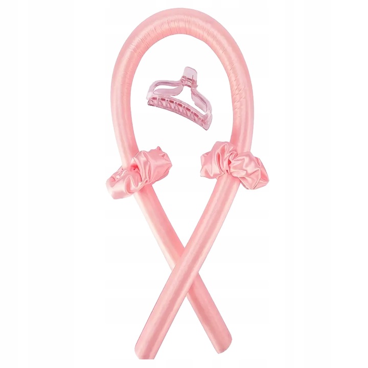 Wałek do kręcenia włosów Opaska do loków Lokówka na noc SATYNOWY PAPILOTY