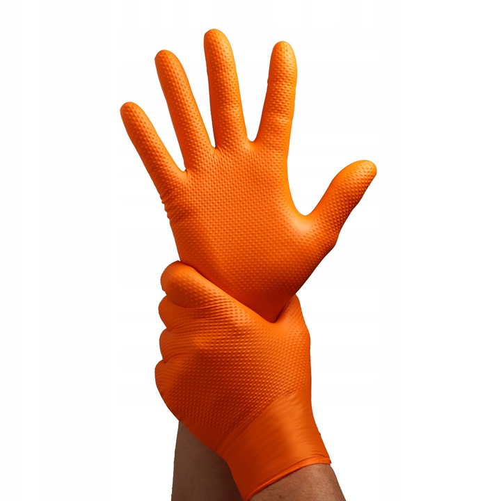 RĘKAWICE RĘKAWICZKI NITRYLOWE B. MOCNE ROBOCZE VELO STRONG GRIP - M 50