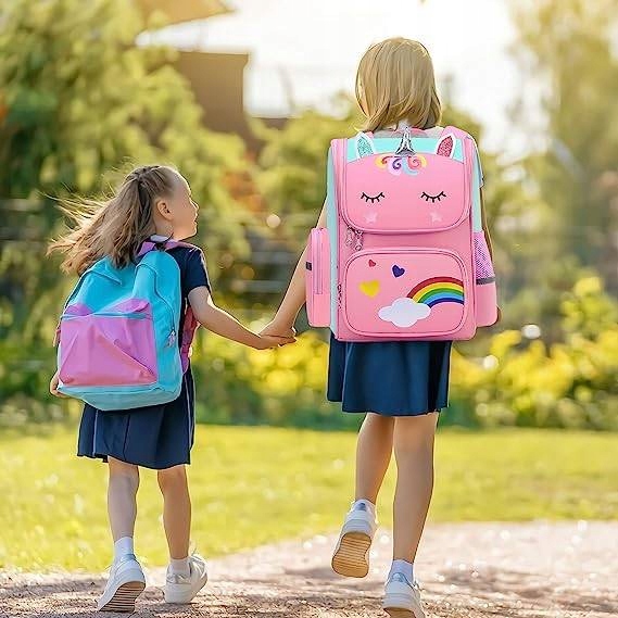 JEDNOROŻEC TORNISTER PLECAK SZKOLNY ZESTAW PIÓRNIK