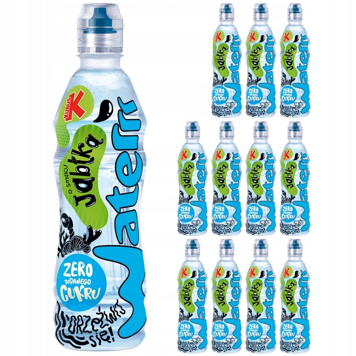 Kubuś Waterrr Napój o smaku jabłka 12 x 500ml