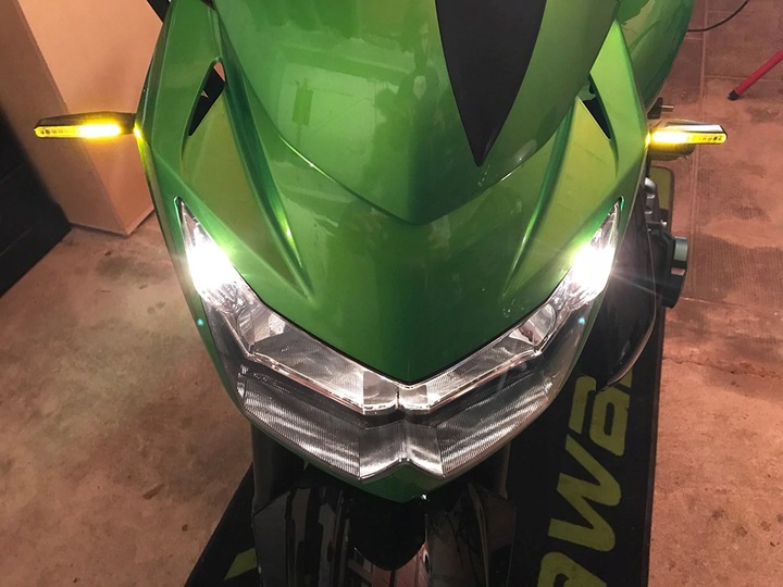 4x KIERUNKOWSKAZY 12 LED MOTOCYKL QUAD MIGACZ KIERUNKI DYNAMICZNE PŁYWAJĄCE