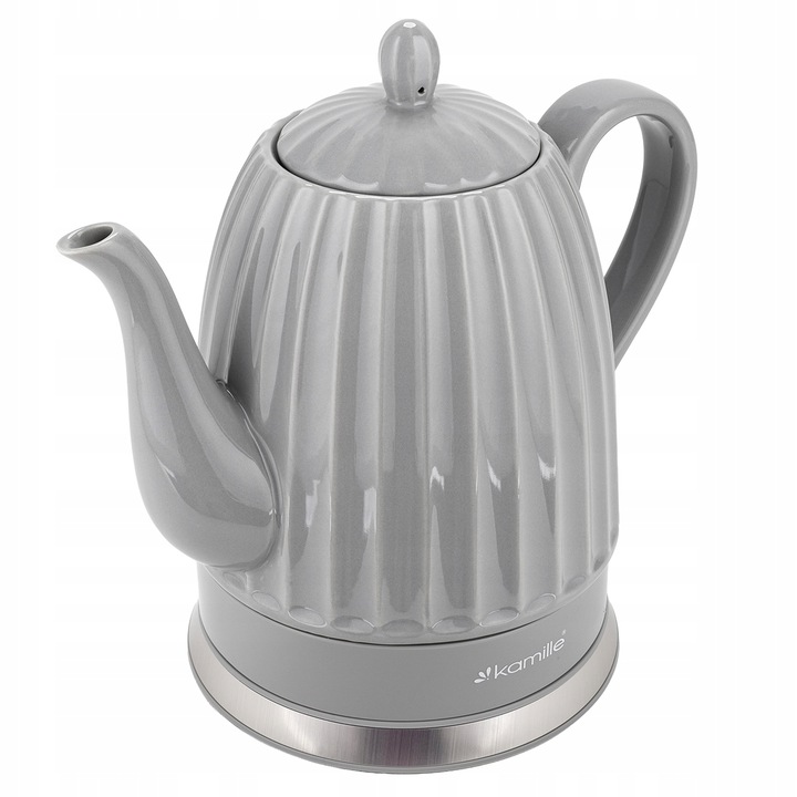 CZAJNIK ELEKTRYCZNY BEZPRZEWODOWY CERAMICZNY KAMILLE 1500 W 1,5 L