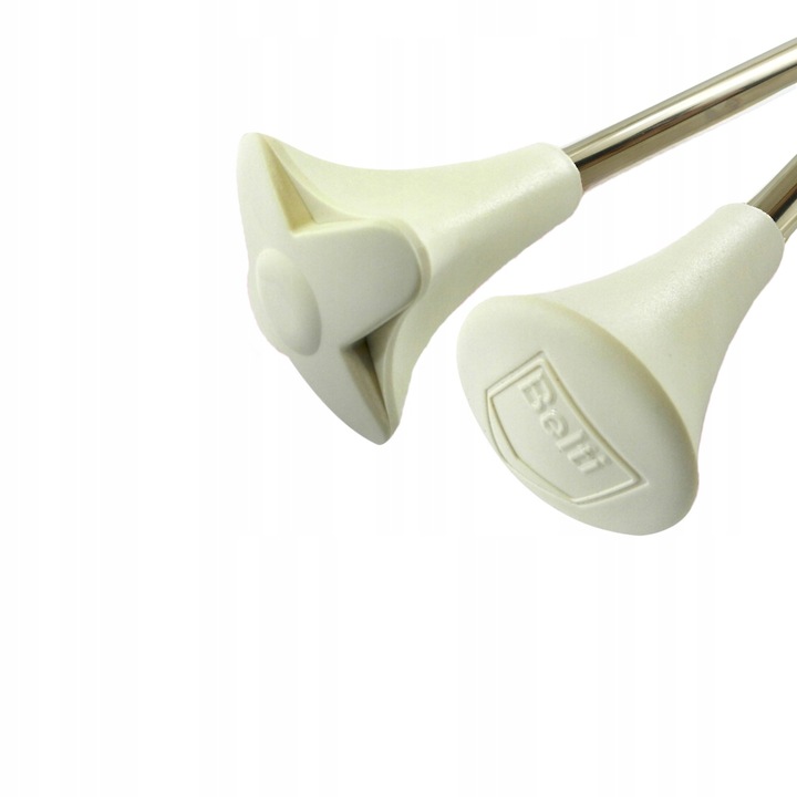 Pałka pałeczka baton mażoretkowa twirling PMT1 BELTI Chrom biała