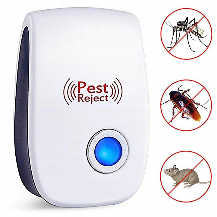 4 x WTYCZKA-ULTRADŹWIĘKOWY ODSTRASZACZ Szkodników, Myszy, Karaluchy,