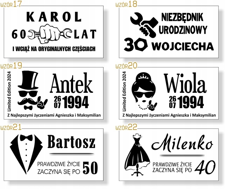 KLATKA NA ALKOHOL prezent Whisky Urodziny 18 40 60