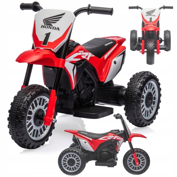 Motor jeździk na akumulator dla dzieci Motocykl HONDA CRF 450R Milly Mally