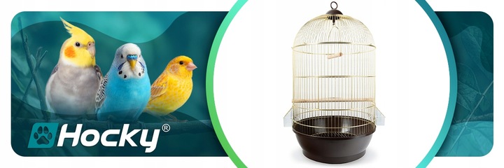 KLATKA DLA PAPUG KANARKA PTAKÓW + DRĄŻEK HUŚTAWKA 40X40X70 CM