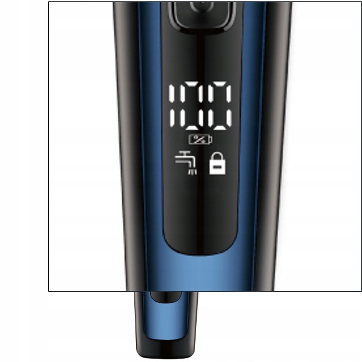 GOLARKA MĘSKA TRYMER MASZYNKA DO BRODY GŁOWY NOS USZY WET&DRY USB AION