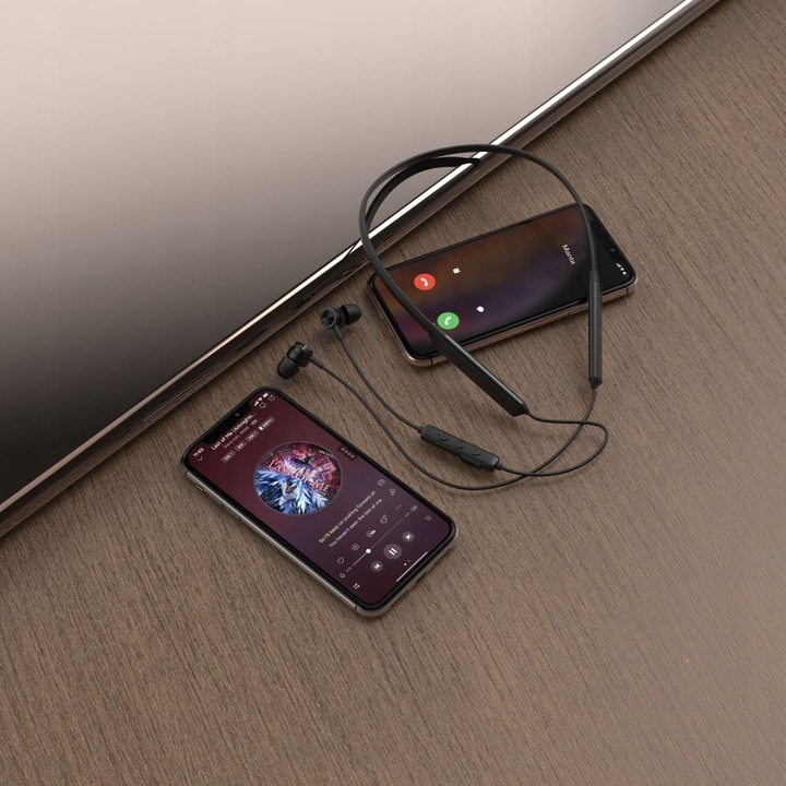 SŁUCHAWKI BEZPRZEWODOWE DOUSZNE BLUETOOTH Z MIKROFONEM MANTA OLYMPIC