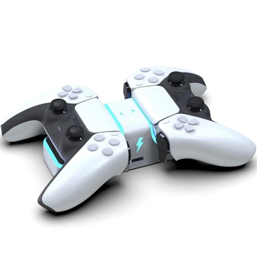 Ładowarka PS5 do Padów DualSense Stacja Dokująca Kontrolerów PODŚWIETLANA