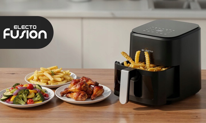 FRYTKOWNICA BEZTŁUSZCZOWA 4,5L AIR FRYER 1500W FRYTOWNICA PANEL 8