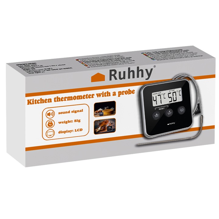 Termometr do Piekarnika Lodówki Kuchni Sonda Timer