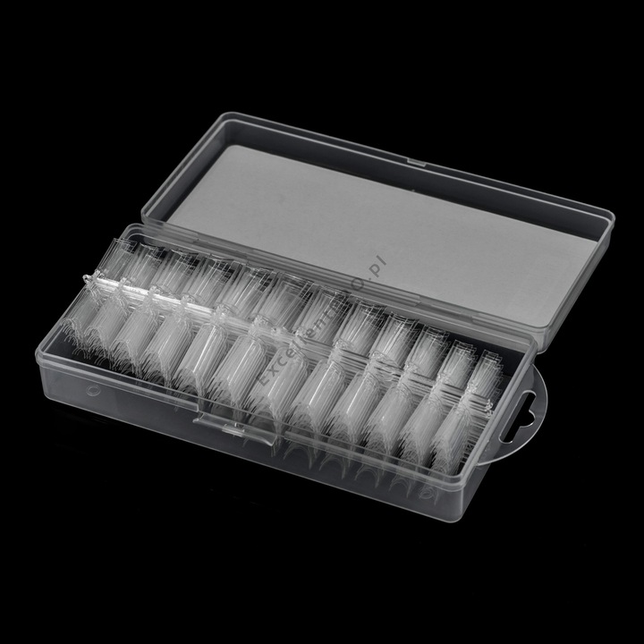 Excellent PRO Tipsy tunelowe pod żel flexi clear 504sztuki
