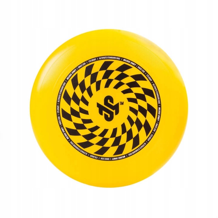 Frisbee Ultimate dysk do rzucania Miejskie Sporty żółty 175g