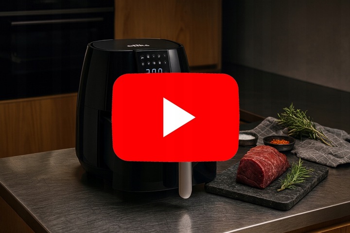 FRYTKOWNICA BEZTŁUSZCZOWA AIR FRYER FRYTOWNICA DUŻA 4L MISA