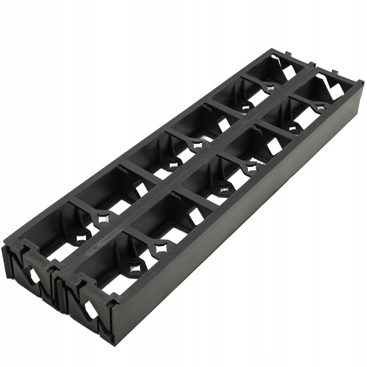 OBRZEŻE OGRODOWE 10m czarny 4,5cm trawnikowe border tworzywo + kotwy