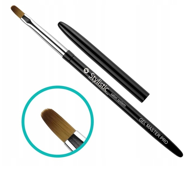 STYLISTIC PĘDZELEK DO ŻELU DO PAZNOKCI GEL MASTER PRO