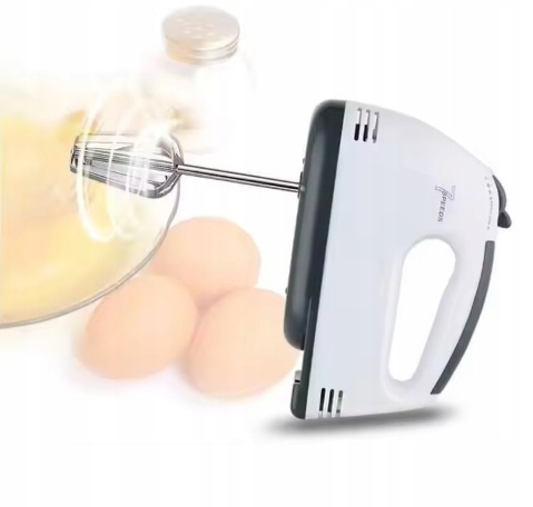 MIKSER RĘCZNY ROBOT KUCHENNY 7 PRĘDKOŚCI + 4 KOŃCÓWKI ZESTAW MOCNY