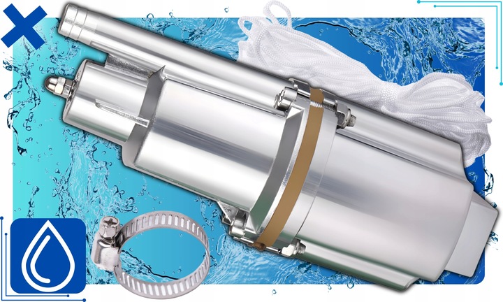 POMPA DO WODY BRUDNEJ I CZYSTEJ POMPKA ZATAPIALNA GŁĘBINOWA DO STUDNI