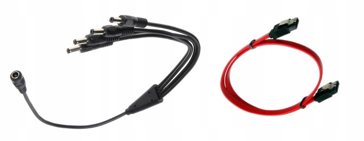 FORCE Zestaw monitoringu 4x Kamera AHD 8MPx 4K, PODGLĄD ONLINE