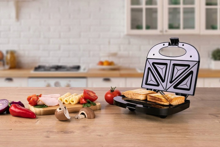 TOSTER OPIEKACZ DO KANAPEK TOSTÓW SANDWICH 700W TITANUM 2 X TOSTY