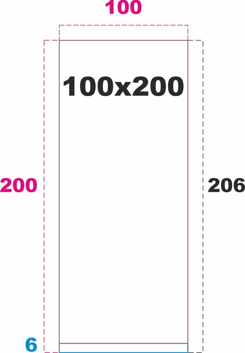 ROLL-UP ROLLUP 100x200 reklama STANDARD FRONTLIT