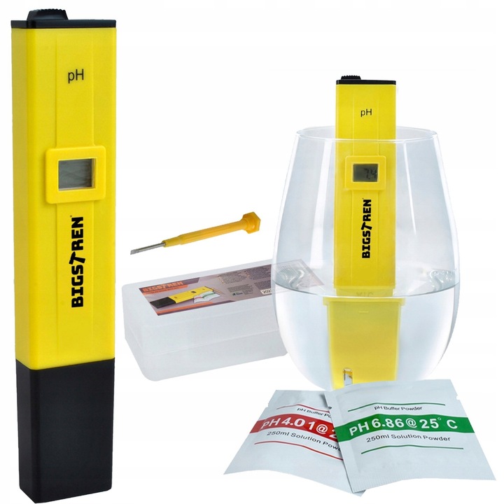 Elektroniczny Miernik pH ATC Autokalibracja Tester Wody Pomiar 0-14 pH