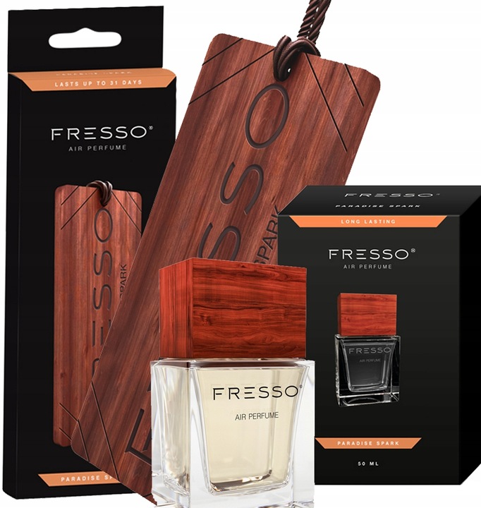 Zestaw Fresso Paradise Spark Perfumy + Zawieszka Na Dzień Ojca