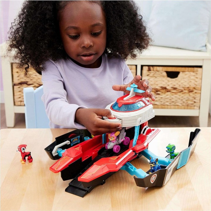 PSI PATROL MIGHTY MOVIE PATROLOWIEC LOTNISKOWIEC + SKYE I POJAZD + GRATIS