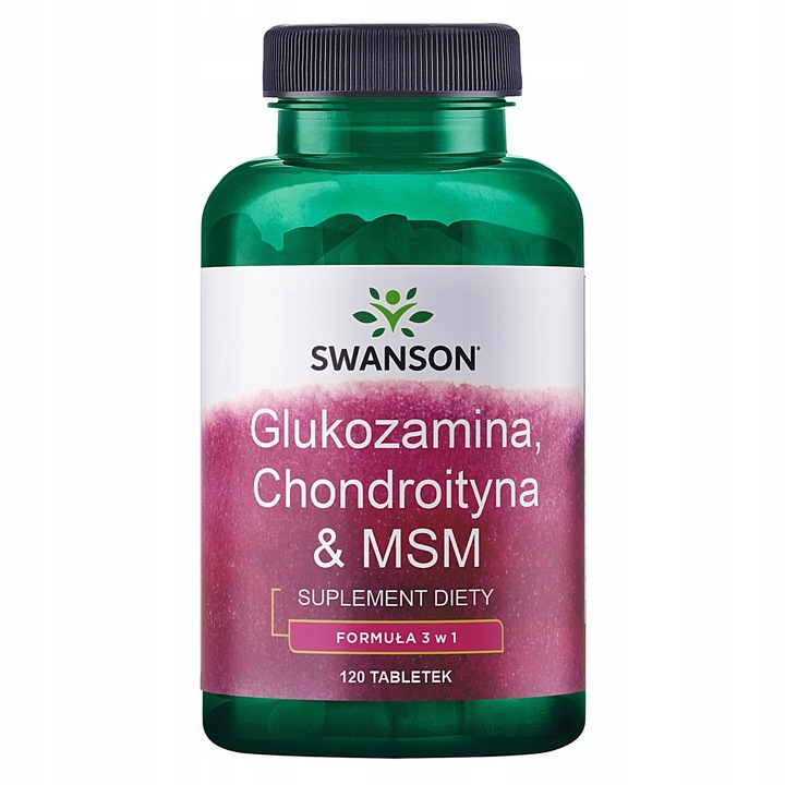 SWANSON GLUKOZAMINA CHONDROITYNA MSM kości STAWY