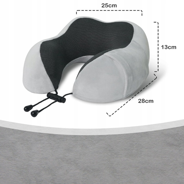 PODUSZKA PODRÓŻNA TURYSTYCZNA NA SZYJĘ ZAGŁÓWEK DO SAMOCHODU MEMORY