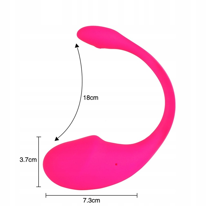 WIBRATOR STEROWANY APLIKACJĄ WIBRUJĄCE JAJKO APP