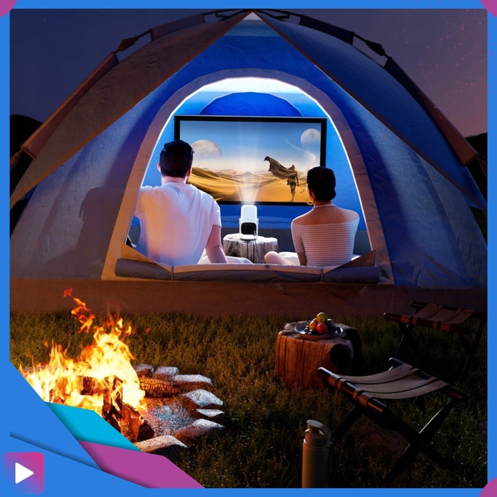 Projektor Rzutnik Android TV WiFi SMART Bluetooth 5.0 HD 4K Ekran 150