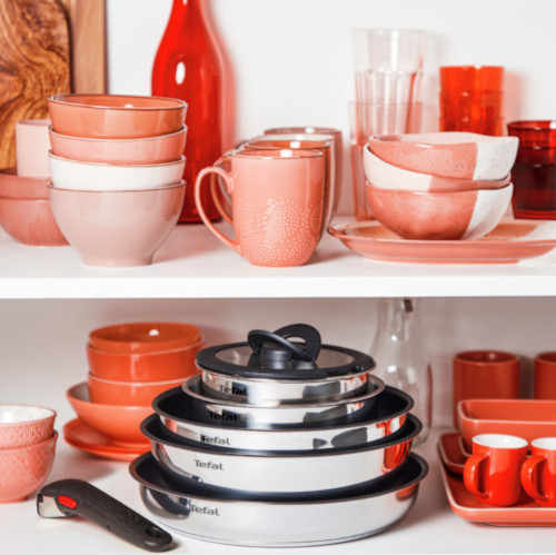 Zestaw garnków i patelni TEFAL Ingenio Cook Eat 5 el. indukcja