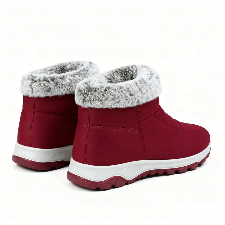Moda lekkie ocieplane buty damska Sniegowce zimowe buty antypoślizgowy
