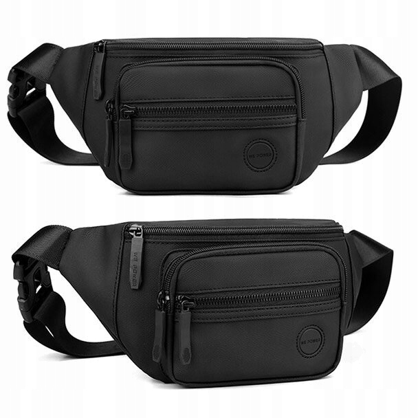 Alessio SASZETKA Torebka BIODRÓWKA NERKA męska POJEMNA TOP JAKOŚĆ