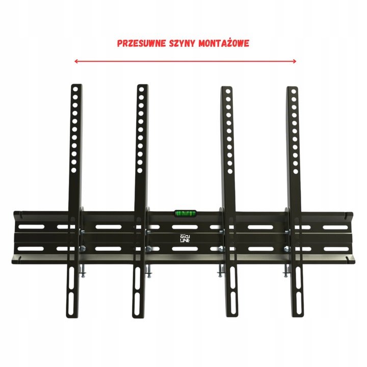 UNIWERSALNY UCHWYT TV SLIM WIESZAK DO TELEWIZORA PŁASKI SCIENNY 32-75 CALI